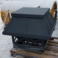 Олд Таун дымник RAL7024 муар